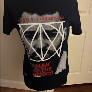 Justin Timberlake Man of the Woods Black Graphic Tee